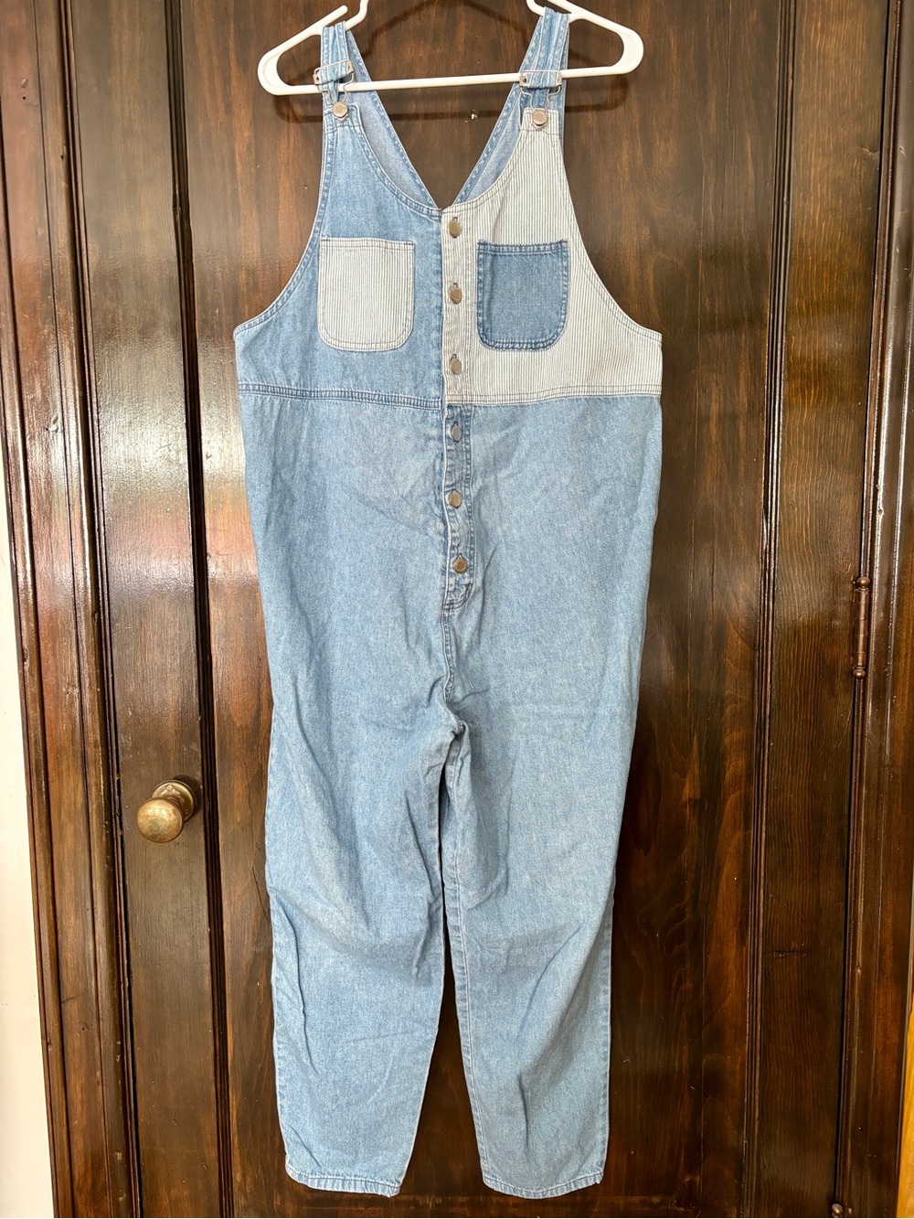 Vintage Sears maternity denim overalls dungarees